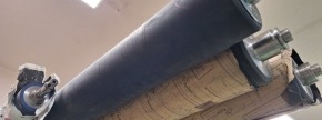 1: 1 kos obnovljen, gumiran, transportni valj , fi x L (100/80 x 1040) mm, bruto teža 20 kg,  tarifn