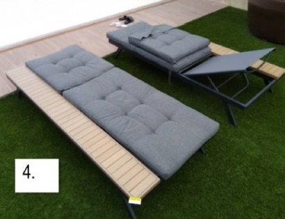 4 x vrtni počivalnik - 200,00 EUR/kos