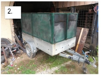 Avtomobilska prikolica do 750kg / domača izdelava, sn: 407011