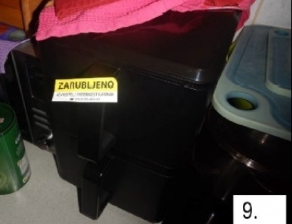 CVRTNIK NA VROČI ZRAK, DVOJNI, BREZ OZNAK