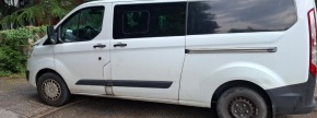 FORD TRANSIT CUSTOM/2,2 TDCi 114, prva registracija 2014. Tovorno vozilo s podaljšano kabino, 6 sede