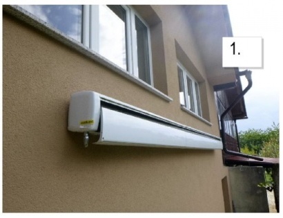 IZVLEČNA TENDA, DOLŽINE cca 3m