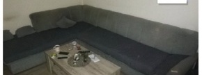 KOTNA SEDEŽNA GARNITURA, BLAGO, SIVE BARVE, VEČJA