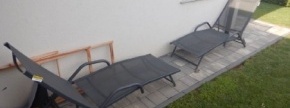 LEŽALNIK, ALU, 2 kom