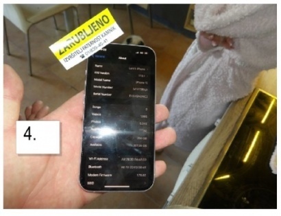 MOBILNI TELEFON APPLE IPHONE 15, SN: DV6VQN2WCJ