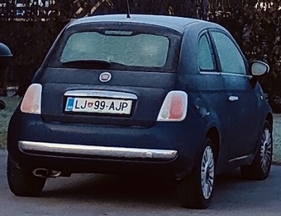 OSEBNO VOZILO FIAT 500 1.2
PRVA REG. 2008
