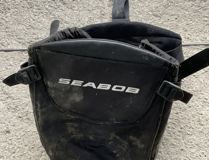 Potapljaški opasač črne barve Seabob velikosti XL