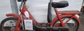 Rabljeno – Moped PIAGGIO CIAO VIN 1456240, rdeče barve
(predmet se prodaja za rezervne dele)