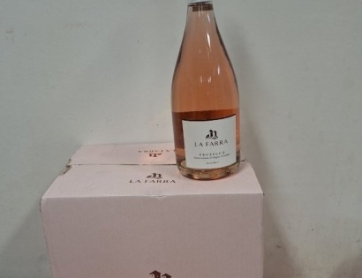 Rose, peneče vino v steklenici 
LA FARRA PROSECO, ROSE BRUT, 
0,75 l, Alk. 11,5 % vol, letnik 2024.
