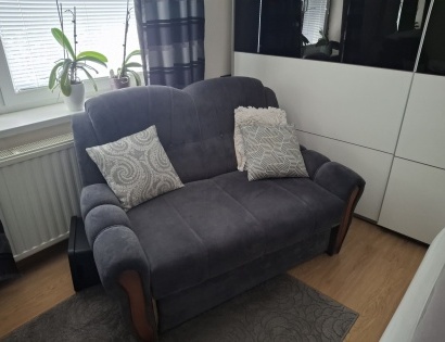 SEDEŽNA GARNITURA (FOTELJ in DVOSED), KOMBINACIJA LES/ŽAMET 300,00