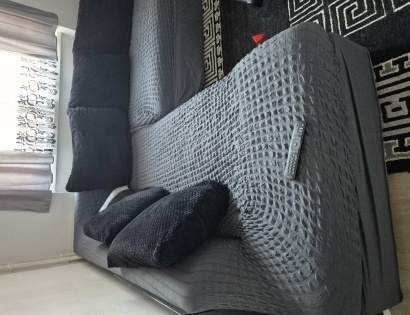 SEDEŽNA KOTNA BLAGO MODRO SIVA 1.200,00