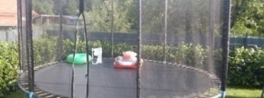 TRAMPOLIN, premera cca 4 m