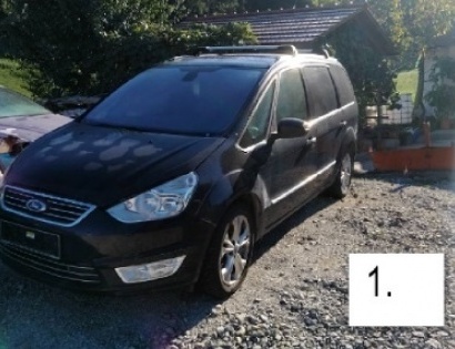 vozilo:FORD GALAXY / 2.0 / TDCI 100 M6;reg.št:KRLS-168;št.šasije:WF0MXXGBWMEL15871;ključi:Izvršitelj