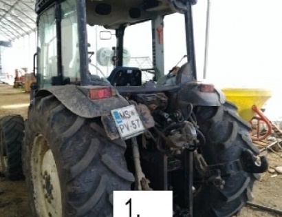 vozilo:NEW HOLLAND T4.105LP /;reg.št:MSPV-57;št.šasije:ZGJD11722;ključi:Izvršitelj NE razpolaga s kl