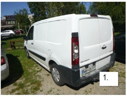 vozilo:PEUGEOT EXPERT 1.6 / HDI L1H1 10Q;reg.št:MB06-FFF;št.šasije:VF3XS9HUCBZ039079;ključi:Izvršite