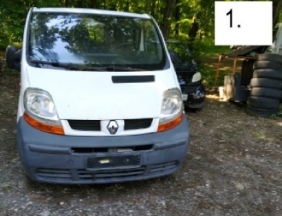 vozilo:RENAULT TRAFIC / 1.9 / DCI;reg.št:MBHA-957;št.šasije:VF1JLECA65Y068698;ključi:Izvršitelj NE r