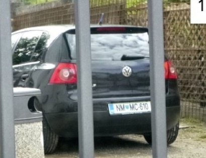 vozilo:VOLKSWAGEN GOLF / 1.9 / TDI;reg.št:NMMC-610;št.šasije:WVWZZZ1KZ8P014468;ključi:Izvršitelj NE